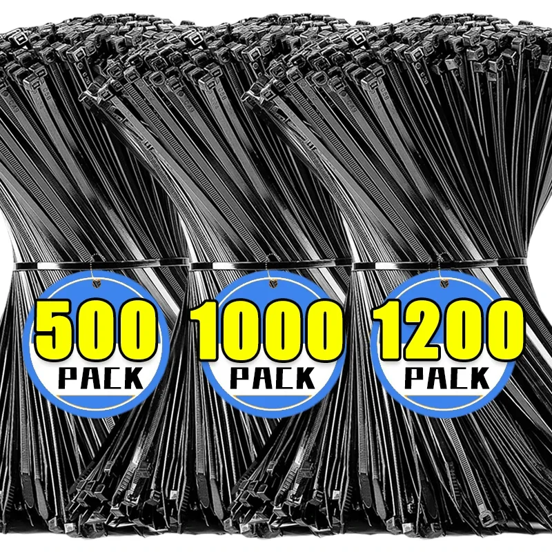 1200-100PCS Nylon Cable Ties Self-locking Cord Ties Straps Adjustable Plant Bundle Cables Fastening Ring Loop Wire Tie Wholesale
1200-100PCS Nylon Cable Ties Self-locking Cord Ties Straps Adjustable Plant Bundle Cables Fastening Ring Loop Wire Tie Wholesale
