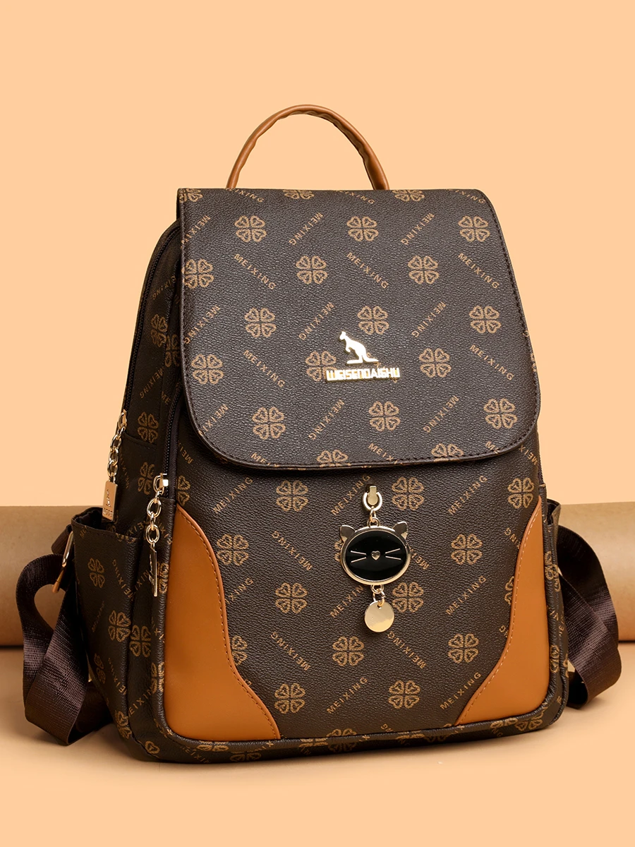 2024 New Fashionable Large Capacity Shoulder For Women Soft Leather Women's Backpack Trendy Luxury Autumn/Winter Bag
2024 New Fashionable Large Capacity Shoulder For Women Soft Leather Women's Backpack Trendy Luxury Autumn/Winter Bag