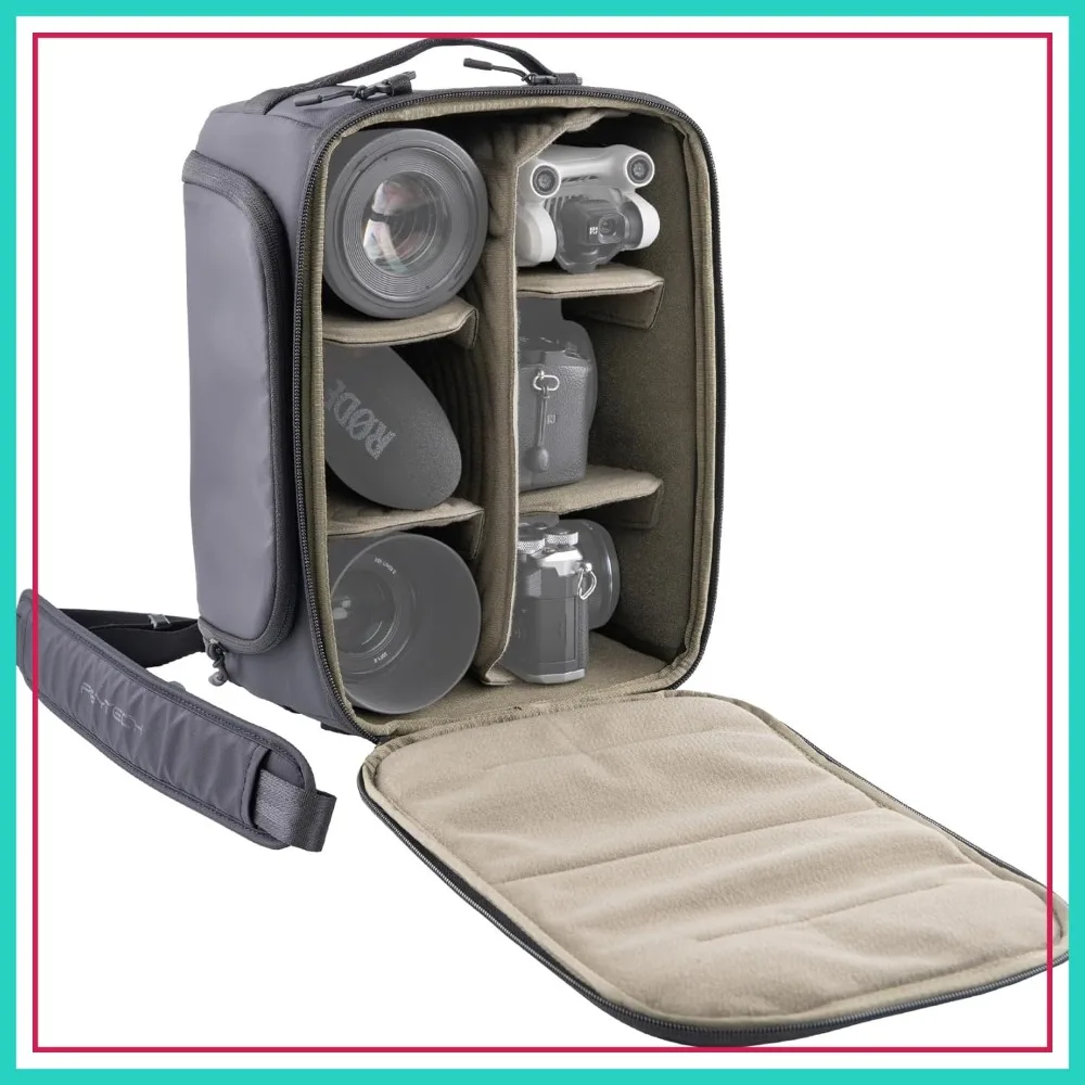 Small Camera Insert Bag Waterproof Lens Pouch for DSLR Mirrorless Photographers Travelers Lightweight with Dividers
Small Camera Insert Bag Waterproof Lens Pouch for DSLR Mirrorless Photographers Travelers Lightweight with Dividers