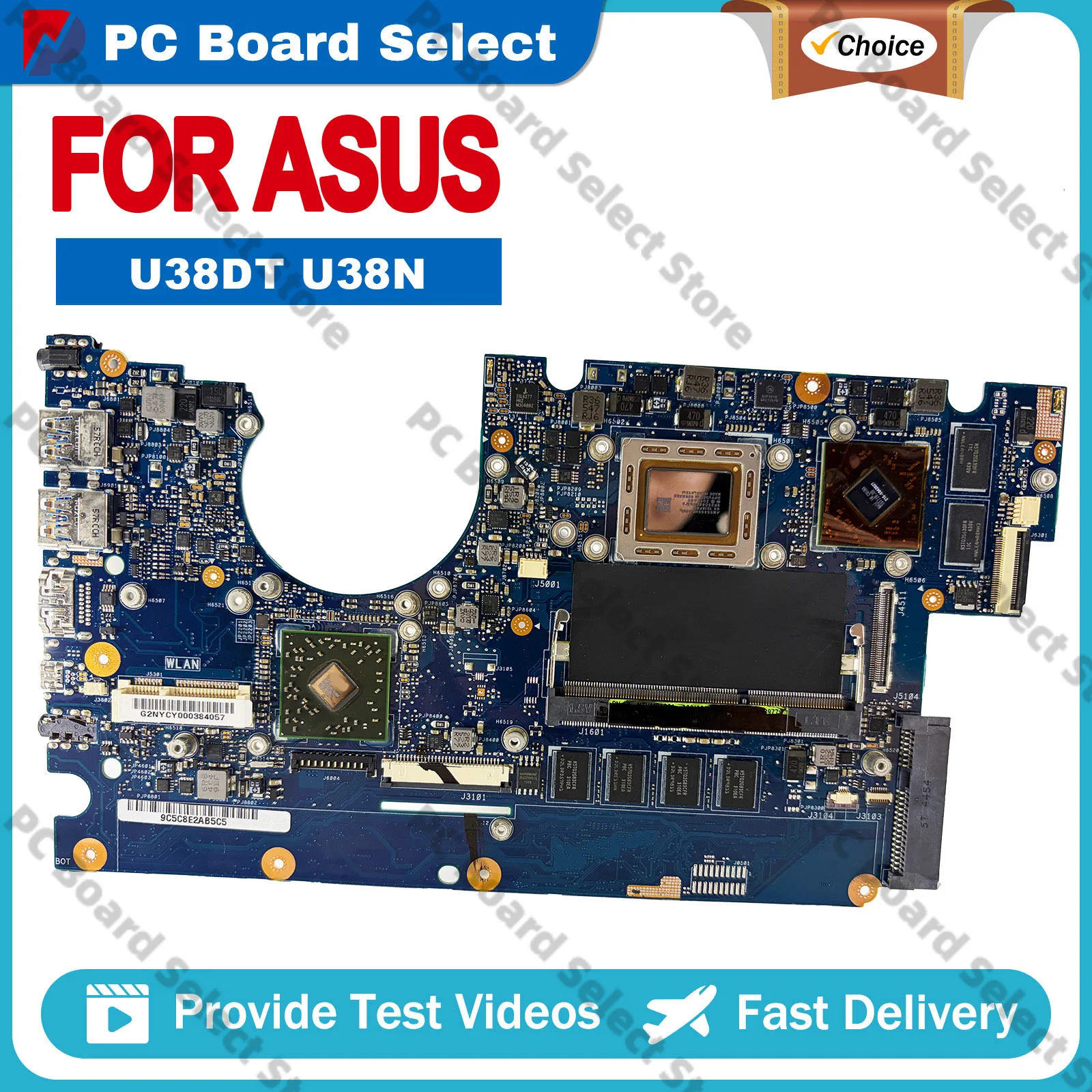U38N U38DT Laptop Motherboard For ASUS ZenBook U38DT Notebook Mainboard With A6 A8 CPU 100% tests OK fast shipping High quality
U38N U38DT Laptop Motherboard For ASUS ZenBook U38DT Notebook Mainboard With A6 A8 CPU 100% tests OK fast shipping High quality