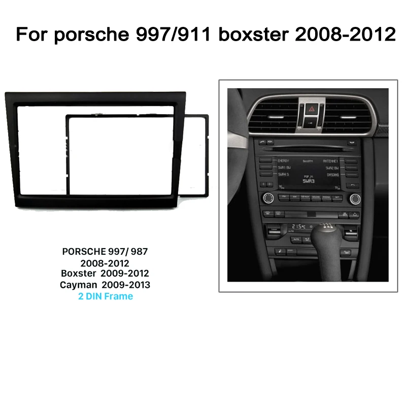 2 Din автомобильный DVD-радиоприемник, панель приборной панели, рамка для PORSCHE 997 987 Boxster cayman 2008-2012, автомобильная панель, аудио облицовки
2 Din автомобильный DVD-радиоприемник, панель приборной панели, рамка для PORSCHE 997 987 Boxster cayman 2008-2012, автомобильная панель, аудио облицовки