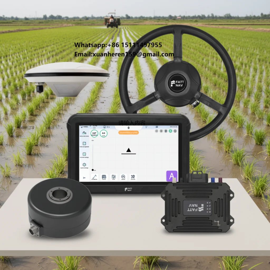 Tractor Autopilot System RTK High-Precision Navigation 8mm Accuracy IP67 Waterproof 12V/24V Supported Adaptable Various
Tractor Autopilot System RTK High-Precision Navigation 8mm Accuracy IP67 Waterproof 12V/24V Supported Adaptable Various