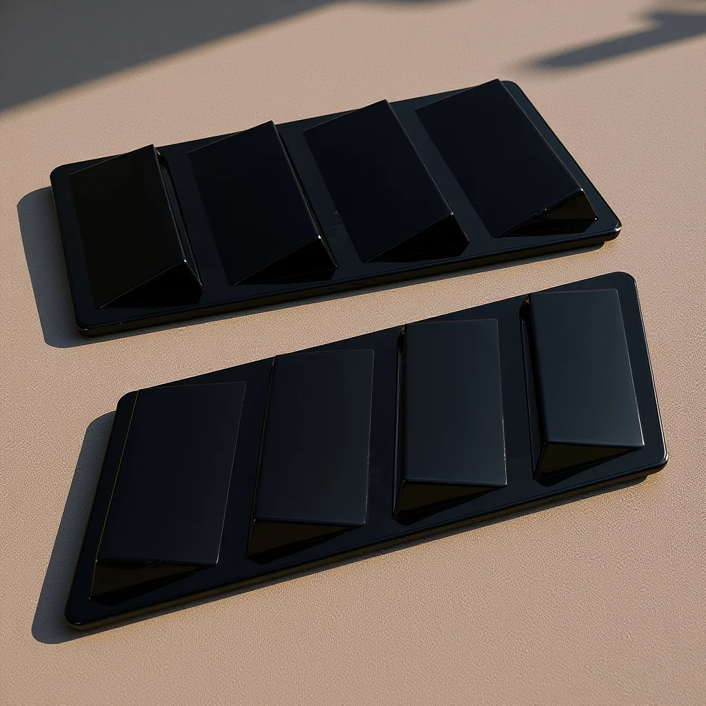 2Pcs Universal Car Hood Air Scoop ABS Shark Gill Vent Trim Cover Auto Hood Vent Decoration Car Exterior Intake
2Pcs Universal Car Hood Air Scoop ABS Shark Gill Vent Trim Cover Auto Hood Vent Decoration Car Exterior Intake