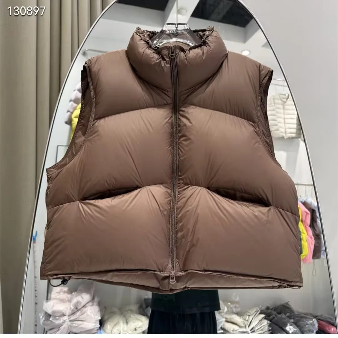 Women Thickened Cape Waistcoat Fall/Winter Puff Down Vest Short Sleeve Stand Collar White Duck Down Jacket
Women Thickened Cape Waistcoat Fall/Winter Puff Down Vest Short Sleeve Stand Collar White Duck Down Jacket