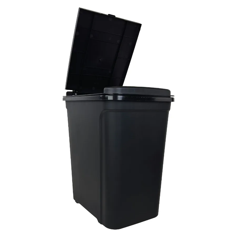 Kitchen Trash Can, 7.6 Gallon Plastic Garbage Bin with Touch Top Lid, Black
Kitchen Trash Can, 7.6 Gallon Plastic Garbage Bin with Touch Top Lid, Black