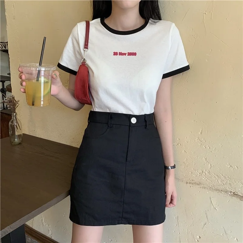 Vintage Black High Waist Denim Skirts Womens 2023 Summer New E Girl Sweet Pink Skirt Y2k Harajuku Korean Fashion Kawaii Skirts
Vintage Black High Waist Denim Skirts Womens 2023 Summer New E Girl Sweet Pink Skirt Y2k Harajuku Korean Fashion Kawaii Skirts