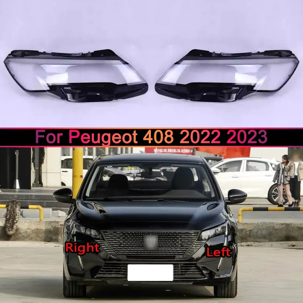 For Peugeot 408 2022 2023 Front Headlight Cover Transparent Lamp Shade Headlamp Shell Lens Plexiglass Replace Original Lampshade
For Peugeot 408 2022 2023 Front Headlight Cover Transparent Lamp Shade Headlamp Shell Lens Plexiglass Replace Original Lampshade
