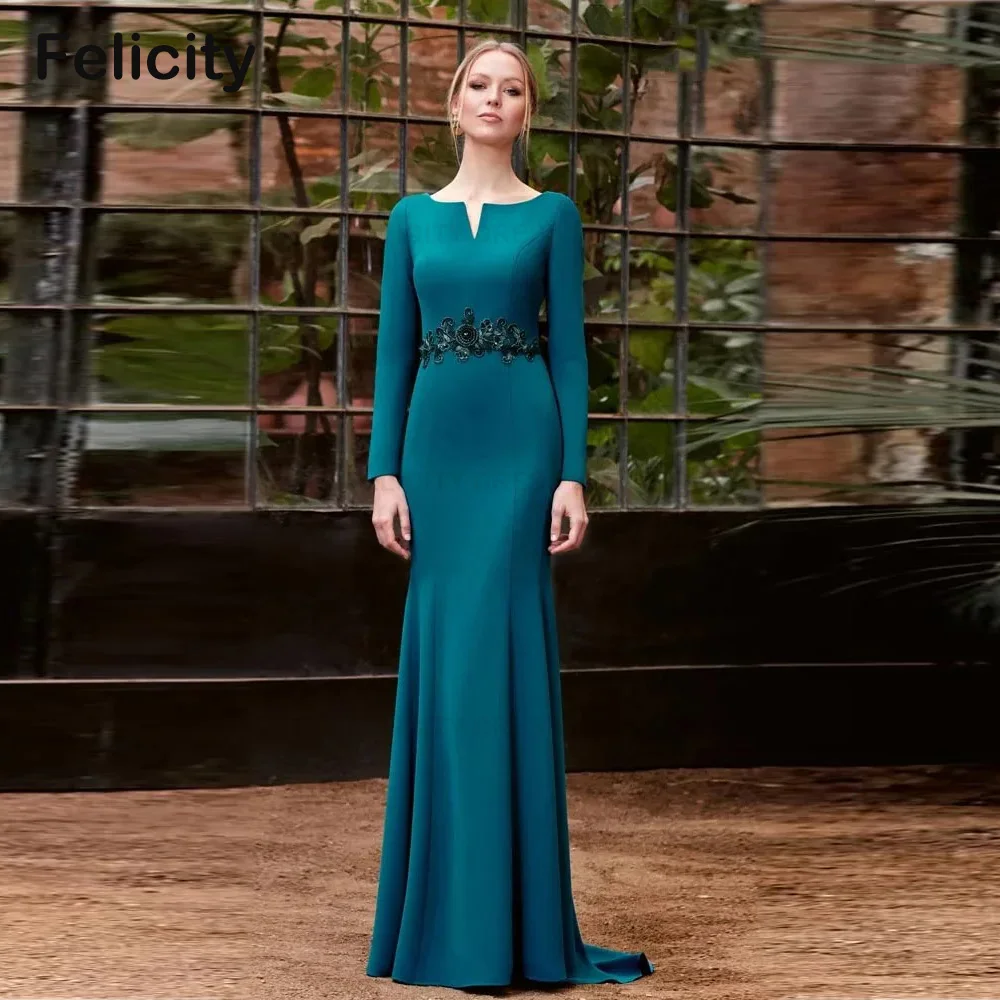 Fashion Mother of the Bride Dress 2023 Mermaid Appliques Long Sleeves Floor-Length Occasion Formal Party Wedding Guest Dresses
Fashion Mother of the Bride Dress 2023 Mermaid Appliques Long Sleeves Floor-Length Occasion Formal Party Wedding Guest Dresses