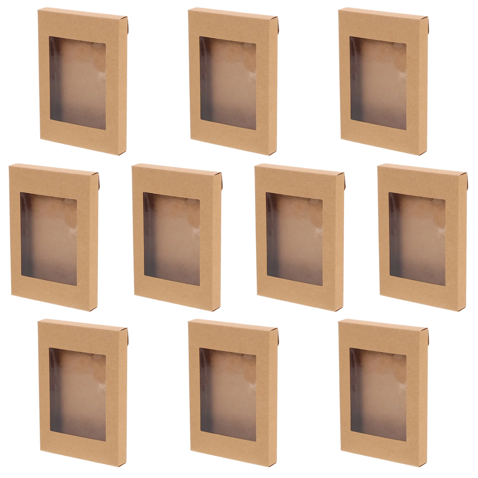 10 Pcs Kraft Paper Gift Box Gifts for Stocking Stuffers Festival Supplies Party Boxes Favor with Window
10 Pcs Kraft Paper Gift Box Gifts for Stocking Stuffers Festival Supplies Party Boxes Favor with Window