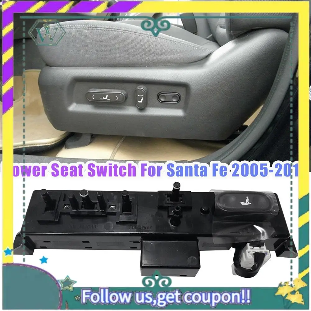 A82U-New Front Left Power Seat Adjust Control Switch Button For Hyundai Santa Fe 2005-2011 88521-2B110WK / 885212B110
A82U-New Front Left Power Seat Adjust Control Switch Button For Hyundai Santa Fe 2005-2011 88521-2B110WK / 885212B110