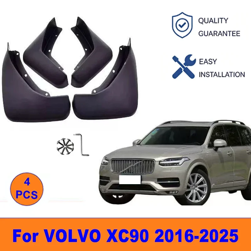 4Pcs Mud Flaps For VOLVO XC90 2016-2025 - Splash Guards Front & Rear Wheel Fender Mudguards Car Exterior Protection Accessories
4Pcs Mud Flaps For VOLVO XC90 2016-2025 - Splash Guards Front & Rear Wheel Fender Mudguards Car Exterior Protection Accessories