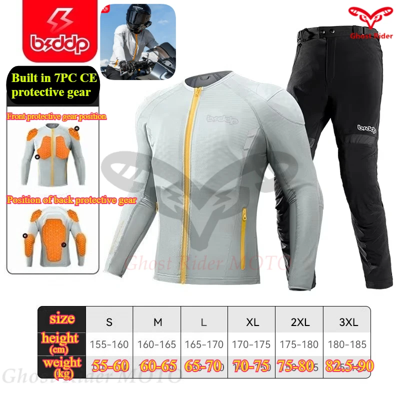 Motorcycle Armor Racing Suit CE2 Protector 4 Season Rider Equipment Cycling Suit Summer Mesh Breathable Protective Gears
Motorcycle Armor Racing Suit CE2 Protector 4 Season Rider Equipment Cycling Suit Summer Mesh Breathable Protective Gears