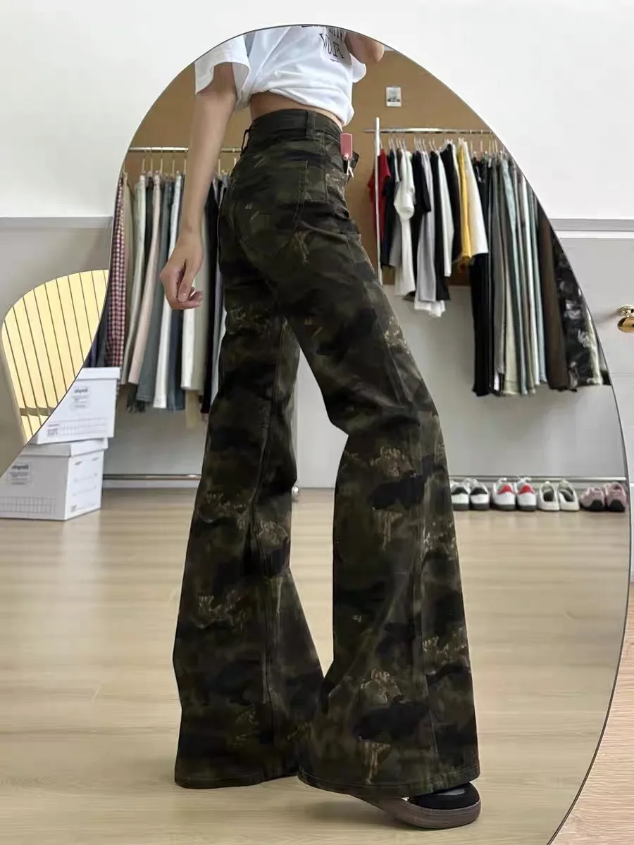 Low Waist Camouflage Work Pants Women's Summer Thin Drapey Non-Matching Leggings 2026 New Floor-Length Denim Jeans
Low Waist Camouflage Work Pants Women's Summer Thin Drapey Non-Matching Leggings 2026 New Floor-Length Denim Jeans