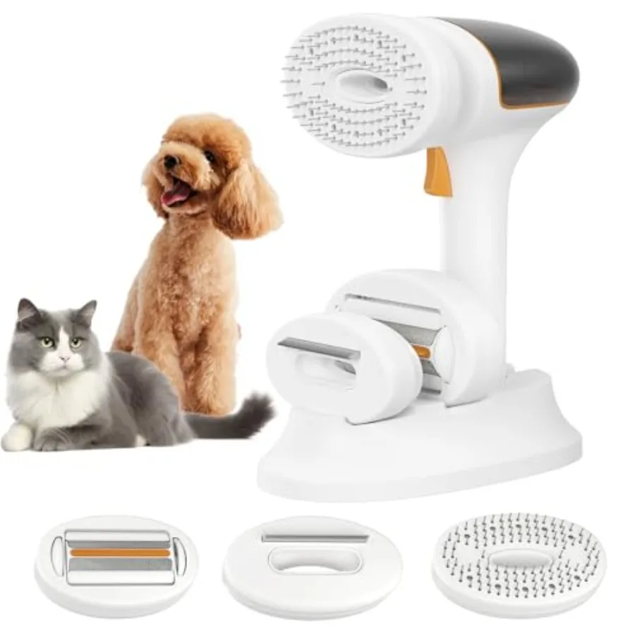 3-in-1 Dog Grooming Vacuum for Dogs Cats Deshedding Brush with Hair Collection Pet Hair Remover for Home Cleaning Black and Gra
3-in-1 Dog Grooming Vacuum for Dogs Cats Deshedding Brush with Hair Collection Pet Hair Remover for Home Cleaning Black and Gra
