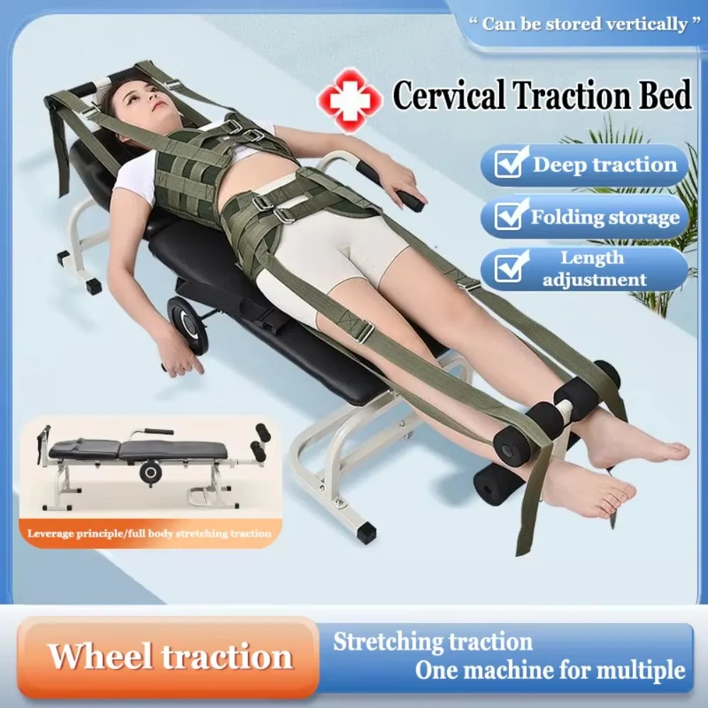 Cervical Lumbar Traction Bed Disc Herniation Decompression Therapy Device Home Spinal Extender Stretcher Fitness Equipment
Cervical Lumbar Traction Bed Disc Herniation Decompression Therapy Device Home Spinal Extender Stretcher Fitness Equipment