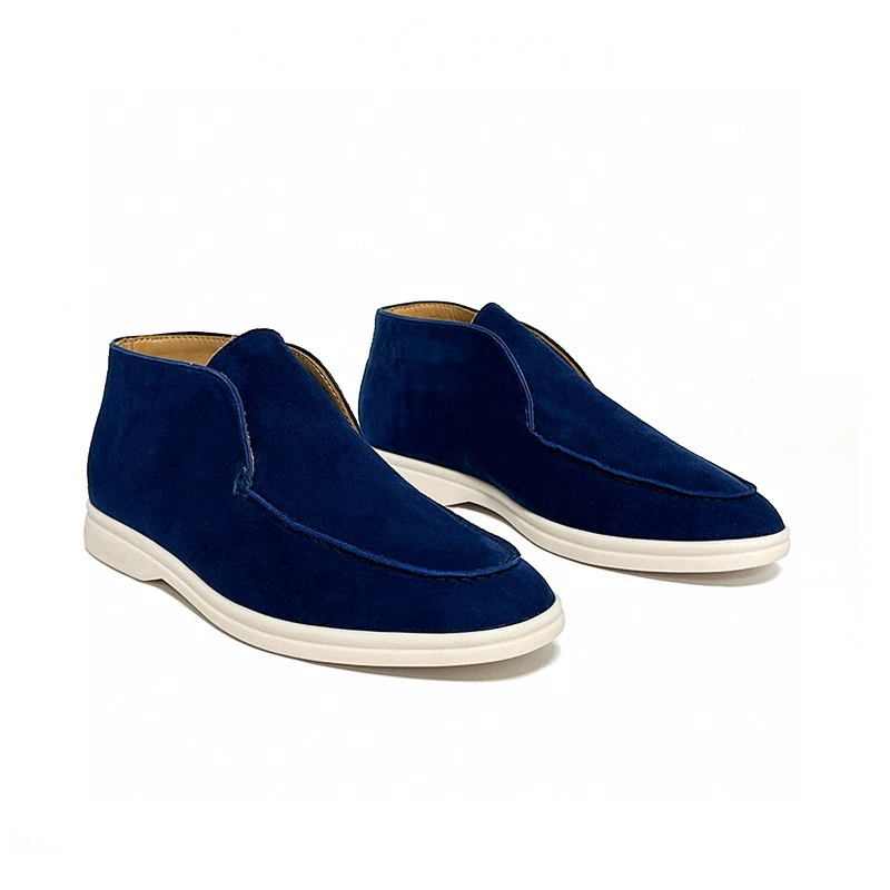 Spring Autumn Men Ankle Boots Real Suede Loafers Shoes Comfortable Slip On Flat Walk High Top for Male
Spring Autumn Men Ankle Boots Real Suede Loafers Shoes Comfortable Slip On Flat Walk High Top for Male