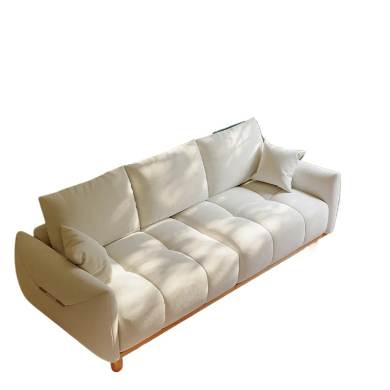 Log style sofa, small apartment in the living room, Japanese-style solid wood three-person, cream style 
Log style sofa, small apartment in the living room, Japanese-style solid wood three-person, cream style