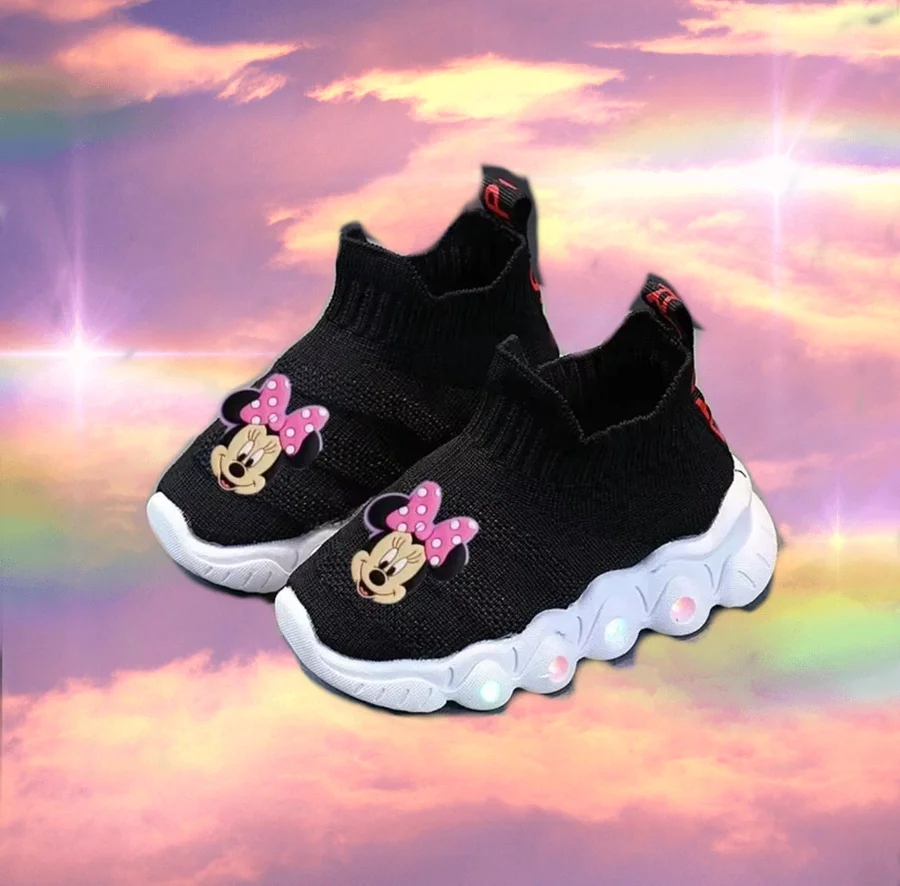 Mickey Mouse first walkers Girl Sneakers Baby Running Shoes Disney Children Boy Spring fall Lighting Socks Casual Shoes
Mickey Mouse first walkers Girl Sneakers Baby Running Shoes Disney Children Boy Spring fall Lighting Socks Casual Shoes