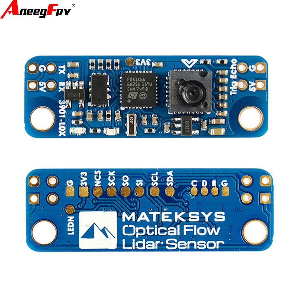 Matek Optical Flow and Lidar Sensor, 3901-L0X 3901, PMW3901 Module Support INAV (2.2 orLatest )36x12mm 2G for RCDrone FPV Racing
Matek Optical Flow and Lidar Sensor, 3901-L0X 3901, PMW3901 Module Support INAV (2.2 orLatest )36x12mm 2G for RCDrone FPV Racing