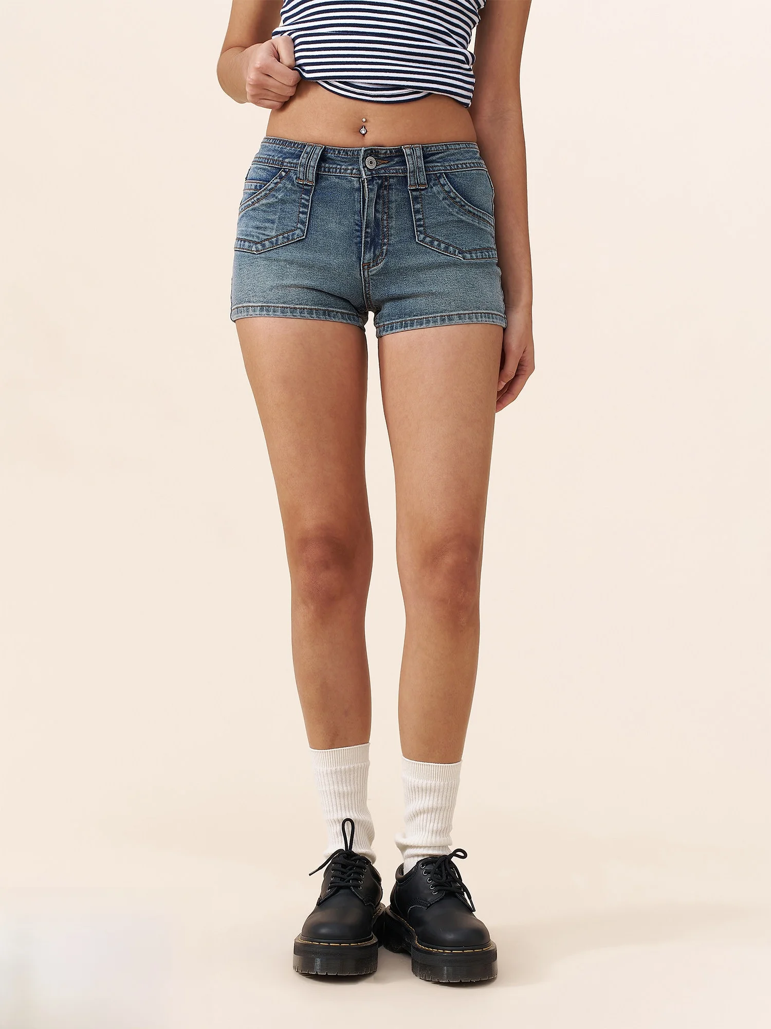 Yescci American Retro Hot Girl Blue Denim Shorts Slimming Tight Small Size Wraparound Shorts Women's Jeans Cotton Blend Stretch
Yescci American Retro Hot Girl Blue Denim Shorts Slimming Tight Small Size Wraparound Shorts Women's Jeans Cotton Blend Stretch