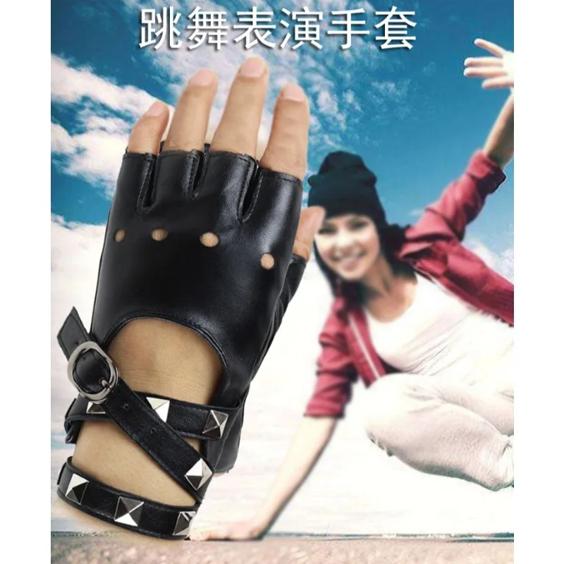 Танцевальные перчатки, кожаные женские крутые перчатки в стиле панк, весна-лето, ночной клуб, леди для танцев на пилоне, модные перчатки Ga
Танцевальные перчатки, кожаные женские крутые перчатки в стиле панк, весна-лето, ночной клуб, леди для танцев на пилоне, модные перчатки Ga