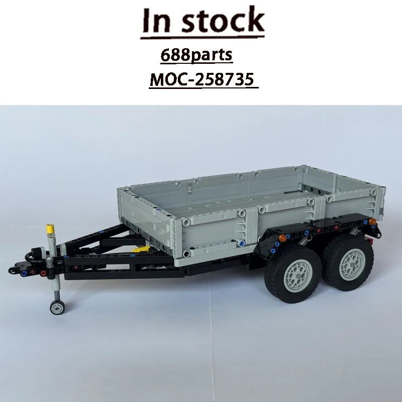 MOC-258735 New Urban Small Three-Axle Trailer Building Block Model 688 Parts Boys Children's Birthday Christmas Toy Gift
MOC-258735 New Urban Small Three-Axle Trailer Building Block Model 688 Parts Boys Children's Birthday Christmas Toy Gift