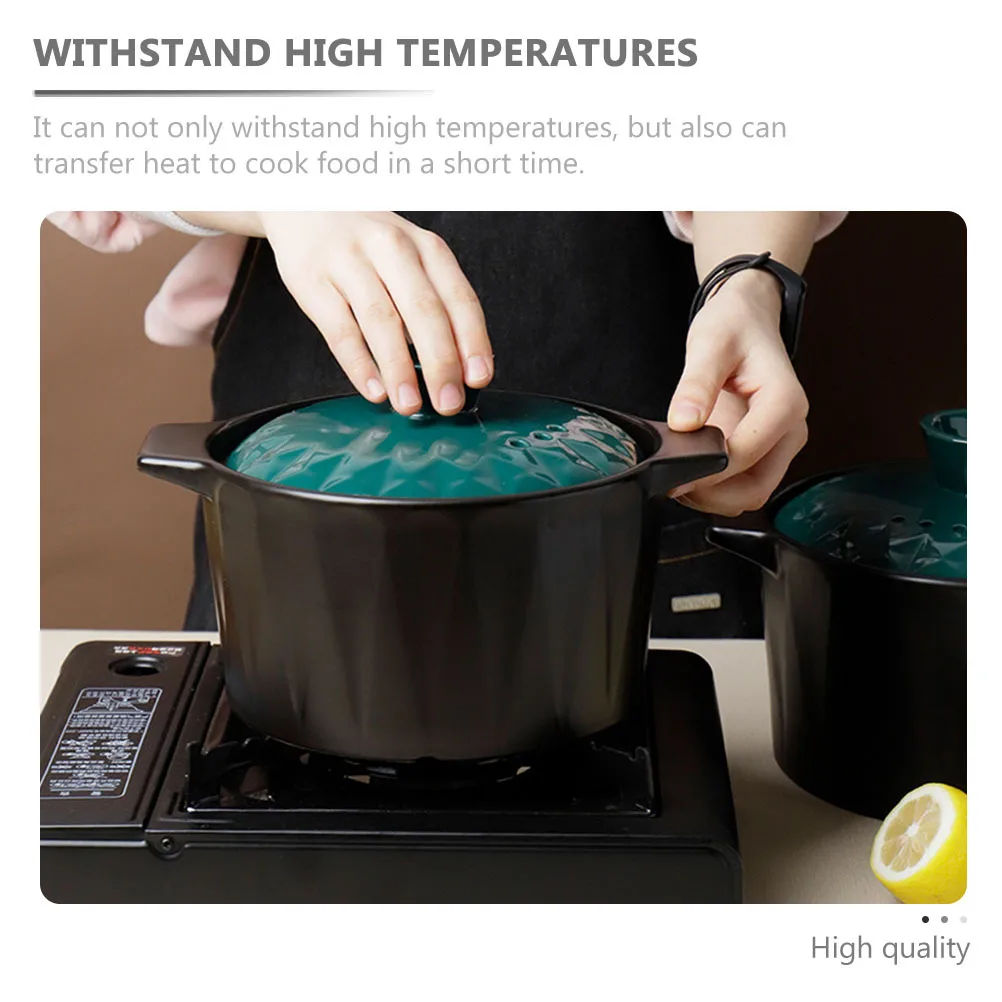 1Pcs Ceramic Stew Pot Cooking Casserole for Soup Oatmeal Home Restaurant Ceramic Kitchenware Hot Pot Cookware
1Pcs Ceramic Stew Pot Cooking Casserole for Soup Oatmeal Home Restaurant Ceramic Kitchenware Hot Pot Cookware