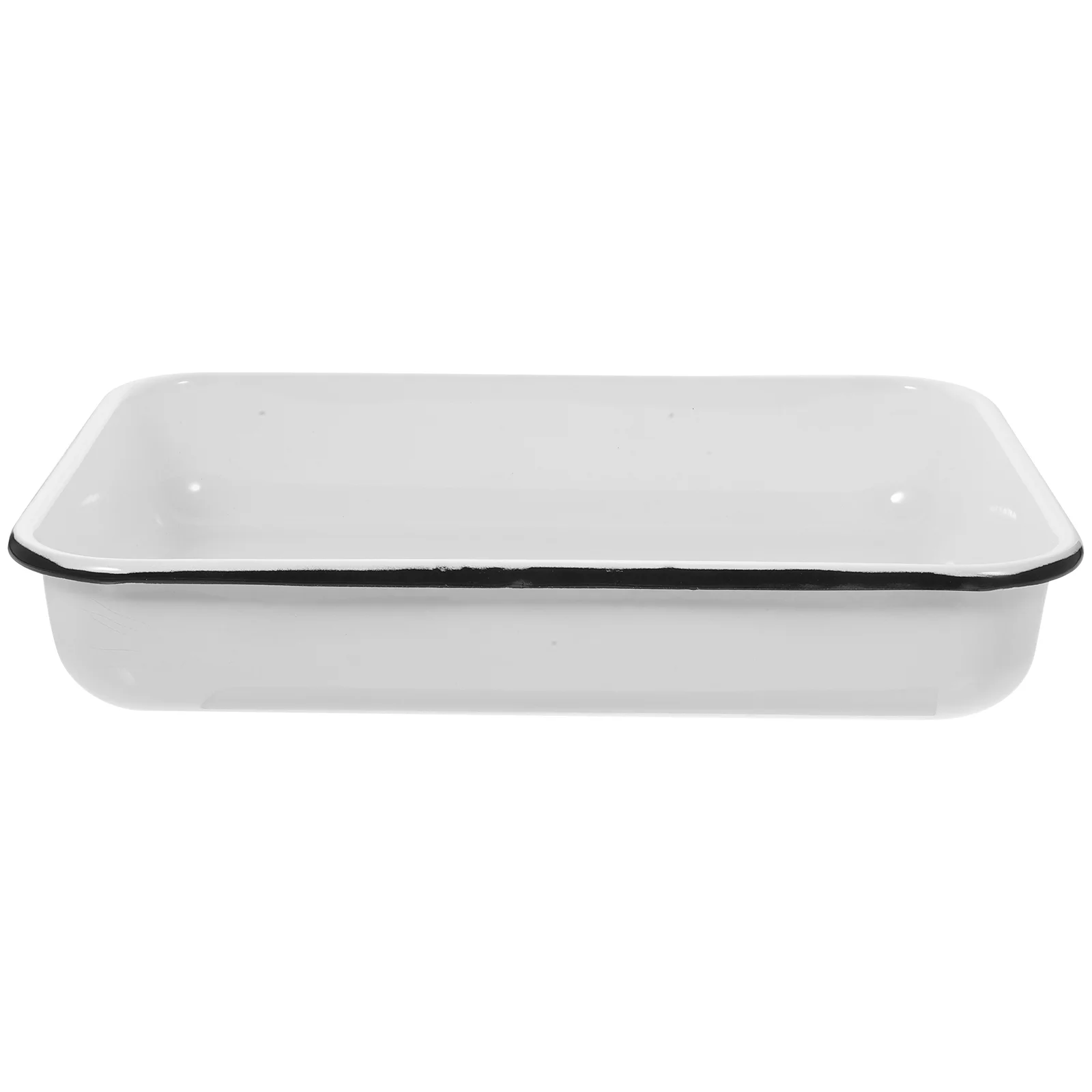 Enamel Baking Pan for Kitchen Wear-resistant Storage Tray Bread Food Multifunctional Pancake Toaster
Enamel Baking Pan for Kitchen Wear-resistant Storage Tray Bread Food Multifunctional Pancake Toaster