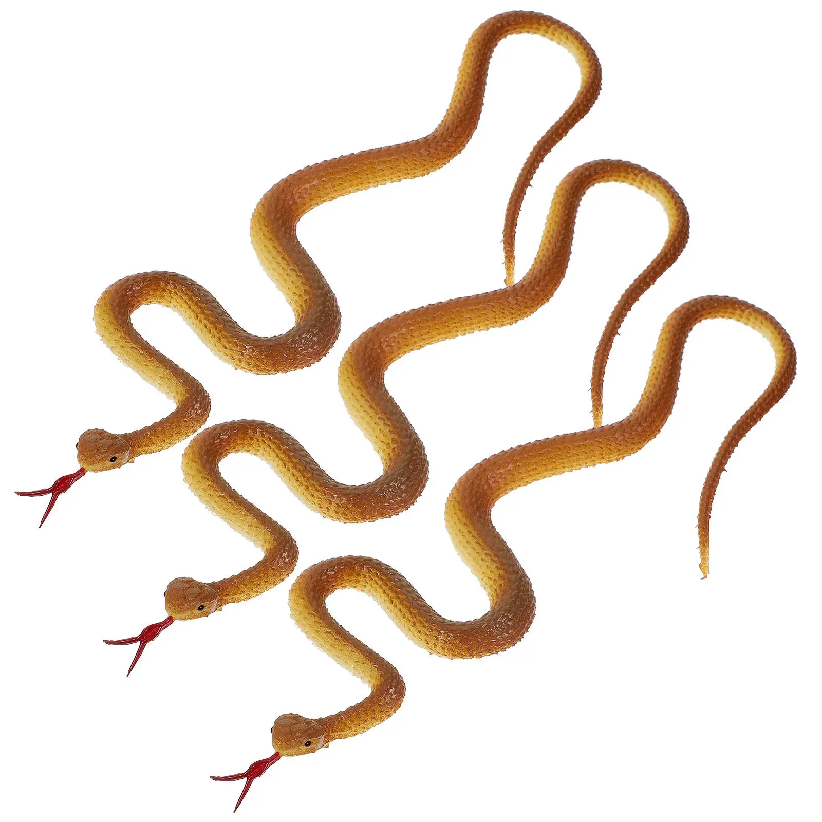 3Pcs Real Looking Soft Rubber Snake Simulation for Prank Joke Halloween Party Fright Decor Flexible Scary Gift Accessory
3Pcs Real Looking Soft Rubber Snake Simulation for Prank Joke Halloween Party Fright Decor Flexible Scary Gift Accessory