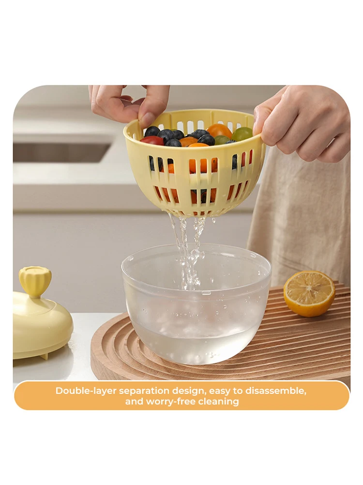 Manual vegetable dehydration machine,Salad Spinner for Leafy Vegetables, Lettuce Washer & Dryer, Kitchen Greens Drainer Strainer
Manual vegetable dehydration machine,Salad Spinner for Leafy Vegetables, Lettuce Washer & Dryer, Kitchen Greens Drainer Strainer