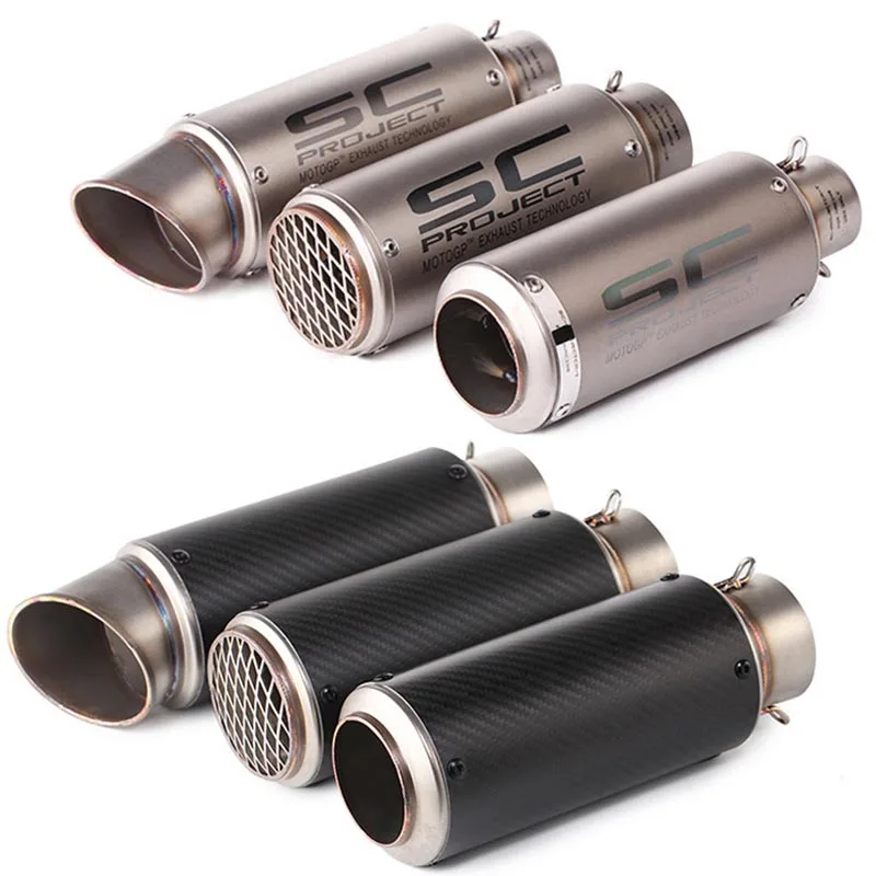 Motorcycle Universal 51mm/60mm Exhaust With DB killer Motorcycle Exhaust Pipe Muffler Carbon Fiber GP-project Exhaust Pipe
Motorcycle Universal 51mm/60mm Exhaust With DB killer Motorcycle Exhaust Pipe Muffler Carbon Fiber GP-project Exhaust Pipe