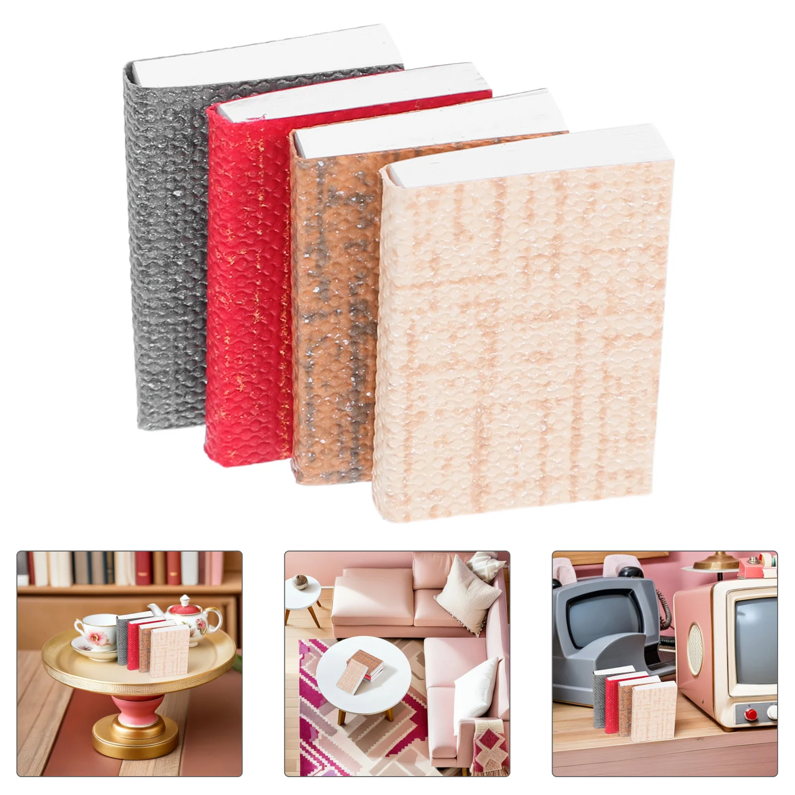 16Pcs Miniature Books Design Functional Pages 1:12 Scale Study Room Bookshelf Decoration Collection Miniture Books
16Pcs Miniature Books Design Functional Pages 1:12 Scale Study Room Bookshelf Decoration Collection Miniture Books