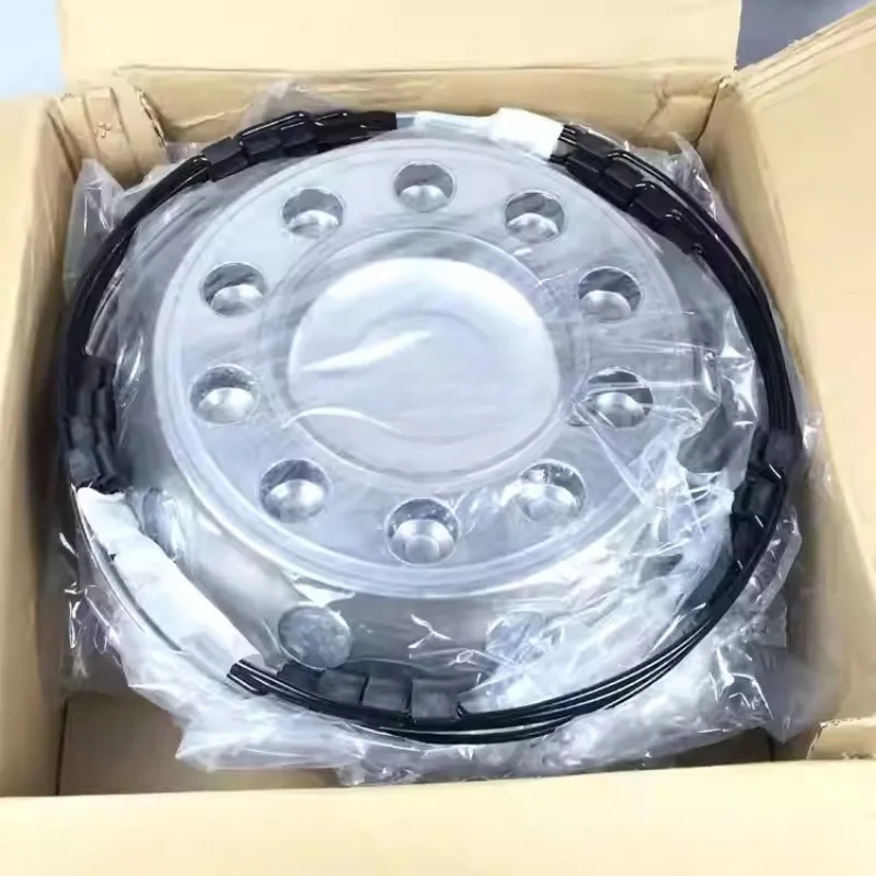 New 22.5-Inch 10-Hole Hub Cover, Luxury Full-Wrap Stainless Steel Hub Cap for Bus & Truck, Automotive Modified Accessories
New 22.5-Inch 10-Hole Hub Cover, Luxury Full-Wrap Stainless Steel Hub Cap for Bus & Truck, Automotive Modified Accessories