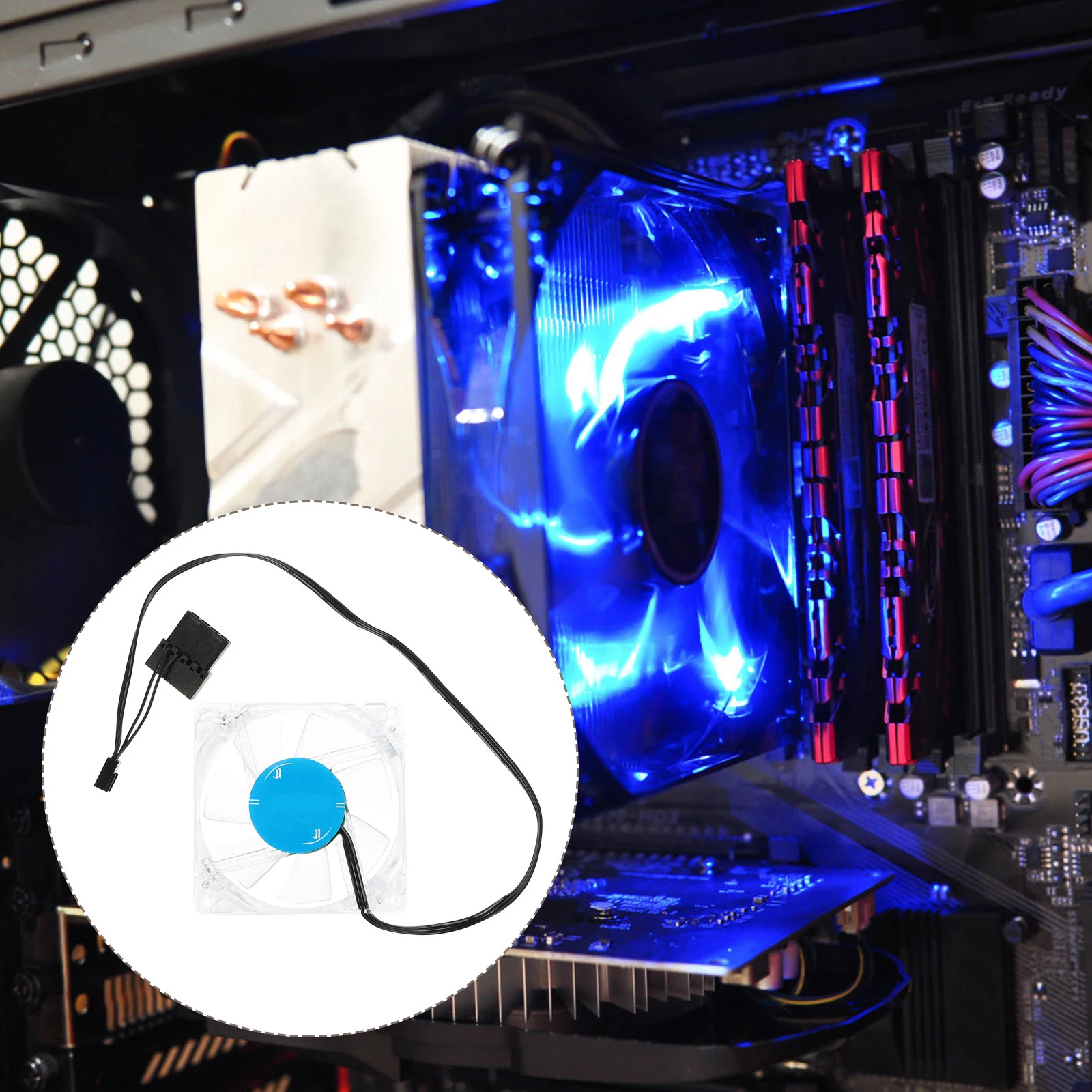 4PCS LED 8cm Computer Cooling Fans High Wind Pressure Large Notebook Computer Radiator Chassis Cooler
4PCS LED 8cm Computer Cooling Fans High Wind Pressure Large Notebook Computer Radiator Chassis Cooler