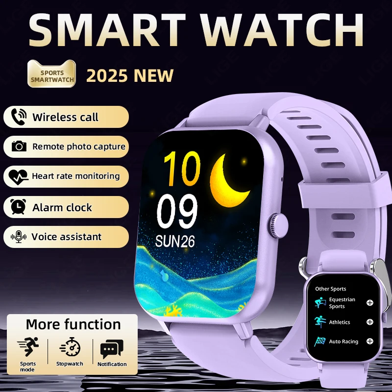 GPS Track Smart Watch For Women Gifts Full Touch Screen Sports Fitness Watch Bluetooth Call Sleep Monitoring 123+ Sports Modes
GPS Track Smart Watch For Women Gifts Full Touch Screen Sports Fitness Watch Bluetooth Call Sleep Monitoring 123+ Sports Modes