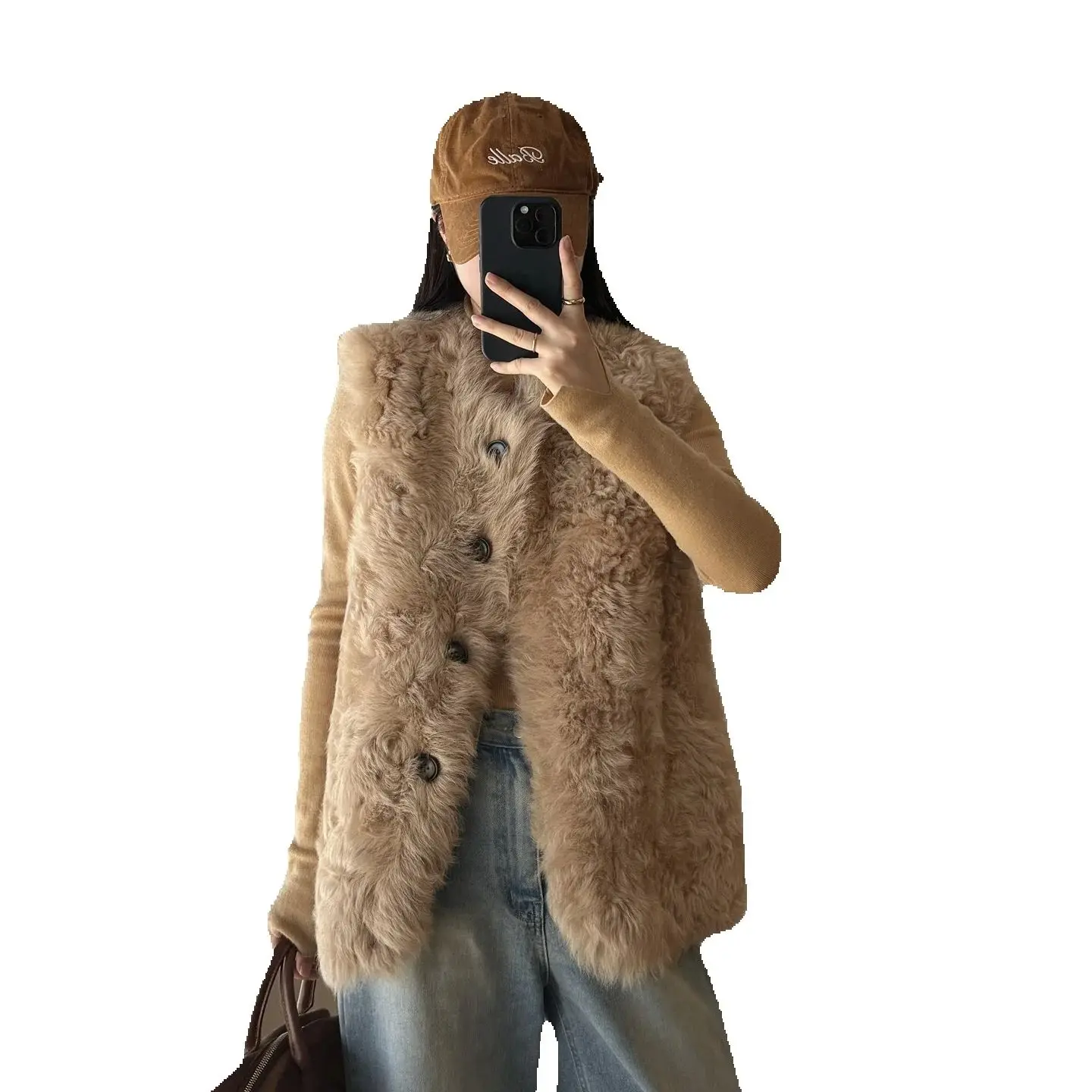 Роскошный цельный жилет из импортного тосканского меха Wanta Wang для женщин, осенне-зимний, с вьющимся мехом, новый стиль
Роскошный цельный жилет из импортного тосканского меха Wanta Wang для женщин, осенне-зимний, с вьющимся мехом, новый стиль