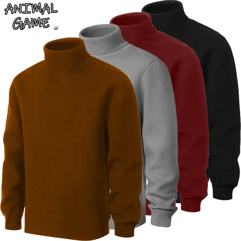 Мужская холодная блузка с изображением животных, водолазка, свитер, роскошный шерстяной трикотаж, повседневный пуловер, длинная верхняя одежда, однотонная теплая уличная одежда
Мужская холодная блузка с изображением животных, водолазка, свитер, роскошный шерстяной трикотаж, повседневный пуловер, длинная верхняя одежда, однотонная теплая уличная одежда