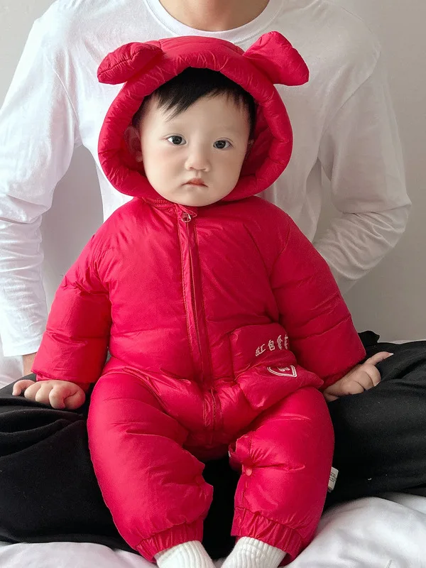 Red Winter Clothes for Newborn Babies Cotton Rer Warmth New Year's Outfit Baby's First Year Sweet Sle Long Sve Hooded
Red Winter Clothes for Newborn Babies Cotton Rer Warmth New Year's Outfit Baby's First Year Sweet Sle Long Sve Hooded