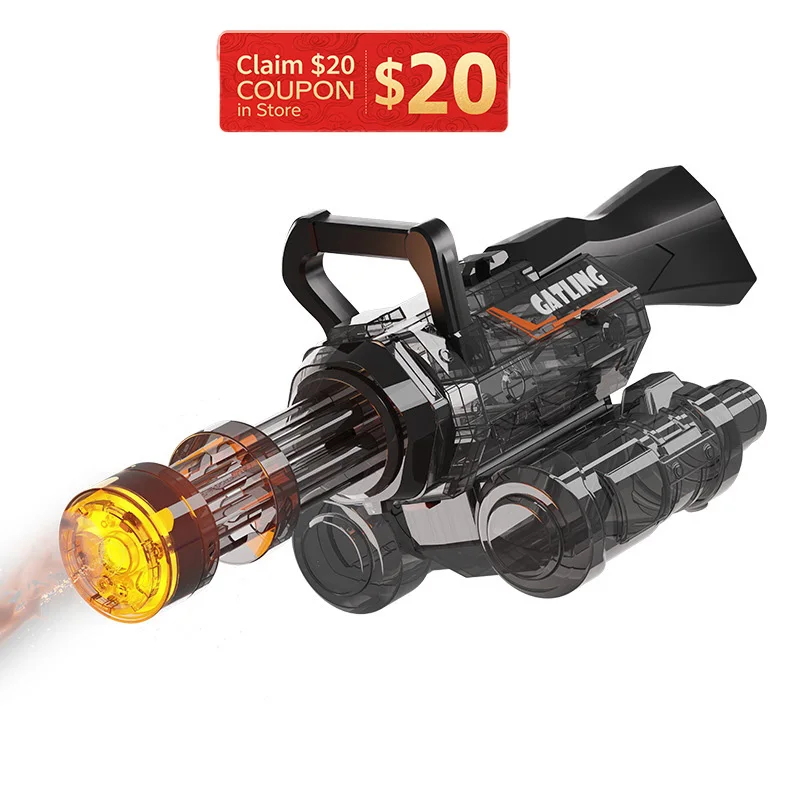 2025 New Gatling Water Gun – 1500mL Large Capacity– High-Speed Electric Water Blaster for Kids & Adults Outdoor fun
2025 New Gatling Water Gun – 1500mL Large Capacity– High-Speed Electric Water Blaster for Kids & Adults Outdoor fun