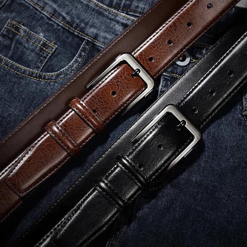 Belt men's leather trendy Korean version of young men and young male students jeans belt casual versatile American style
Belt men's leather trendy Korean version of young men and young male students jeans belt casual versatile American style