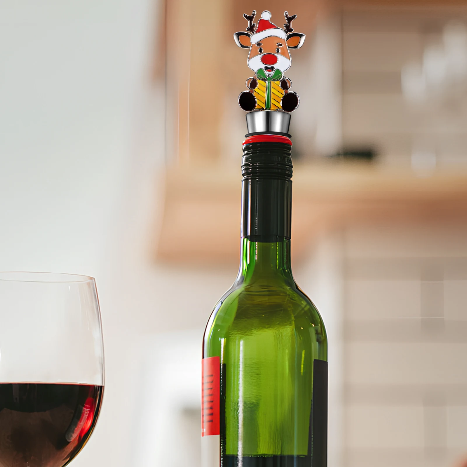 4pcs Christmas Wine Stoppers Bottle Sealer Festive Decorative Beverage Bottle Plugs For Holiday Parties Reusable Wine
4pcs Christmas Wine Stoppers Bottle Sealer Festive Decorative Beverage Bottle Plugs For Holiday Parties Reusable Wine