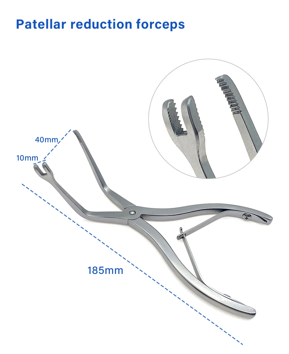 Orthopedic Patellar Reduction Forceps Bone Holding Forceps Autoclavable Veterinary Surgical Instruments Pet
Orthopedic Patellar Reduction Forceps Bone Holding Forceps Autoclavable Veterinary Surgical Instruments Pet