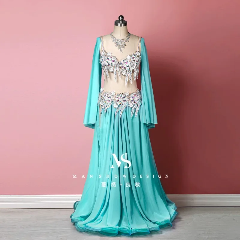 Customized Belly Dance Costume Performance Dress Eastern Dance Grand Team Competition Opening Dancewear Costume
Customized Belly Dance Costume Performance Dress Eastern Dance Grand Team Competition Opening Dancewear Costume