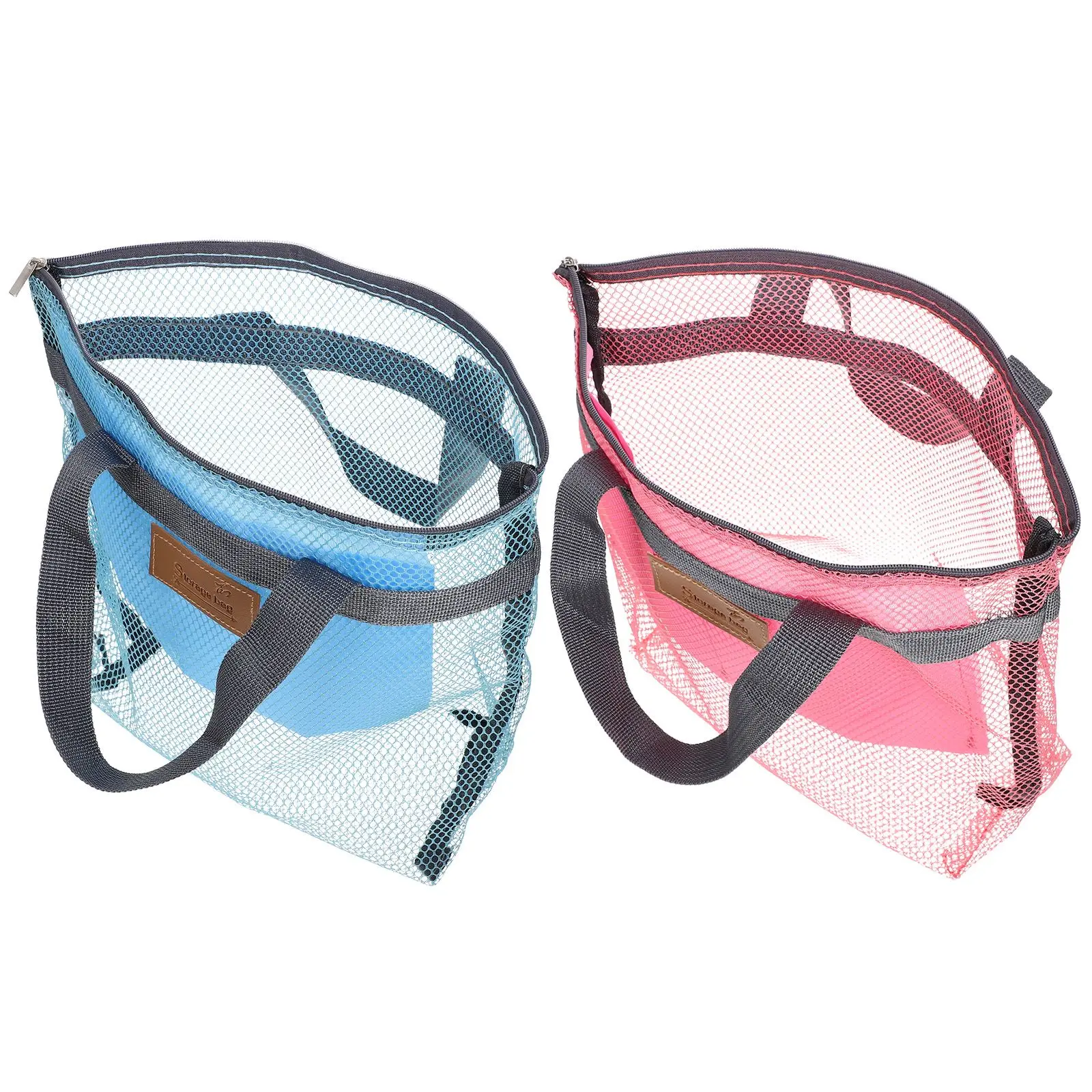 2Pcs Large Capacity Mesh Bags Pink Blue Toiletry ganizers Beach H bags Storage Solutions Travel Bathroom
2Pcs Large Capacity Mesh Bags Pink Blue Toiletry ganizers Beach H bags Storage Solutions Travel Bathroom