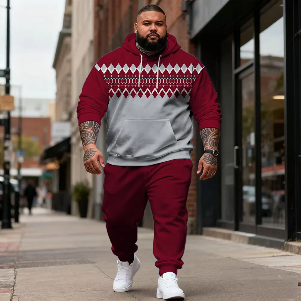 S-9xl plus size Ethnic-Themed Men's Hoodie Set - 2-Piece Casual Wear for Big & Tall Guys, Soft Skin-Friendly Fabric
S-9xl plus size Ethnic-Themed Men's Hoodie Set - 2-Piece Casual Wear for Big & Tall Guys, Soft Skin-Friendly Fabric