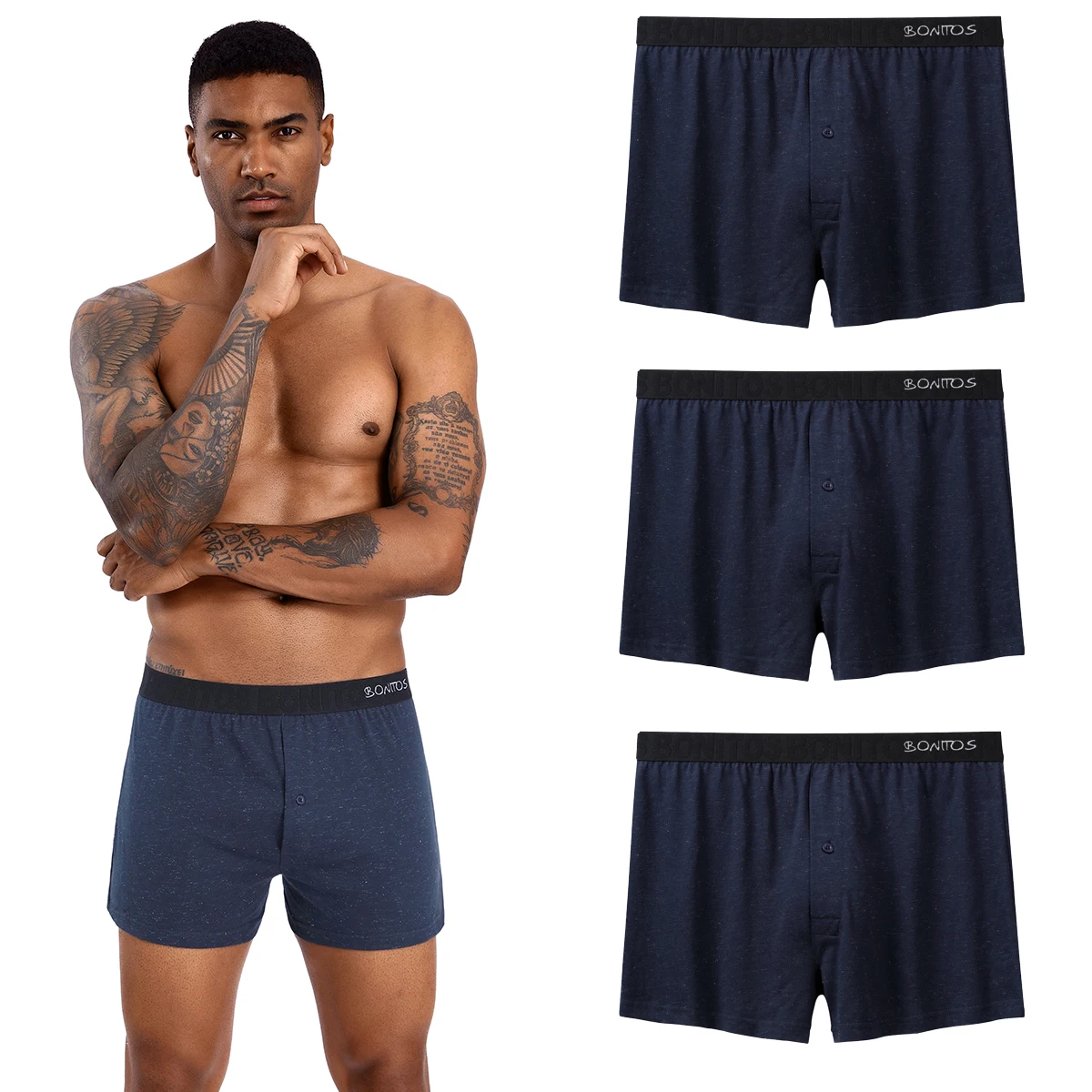 3-Pcs New Men's Underwear With Reflective Fabric Buttons Male Panties Boxer Man Men Underpants Sexy Panties Homme Briefs Cotton
3-Pcs New Men's Underwear With Reflective Fabric Buttons Male Panties Boxer Man Men Underpants Sexy Panties Homme Briefs Cotton