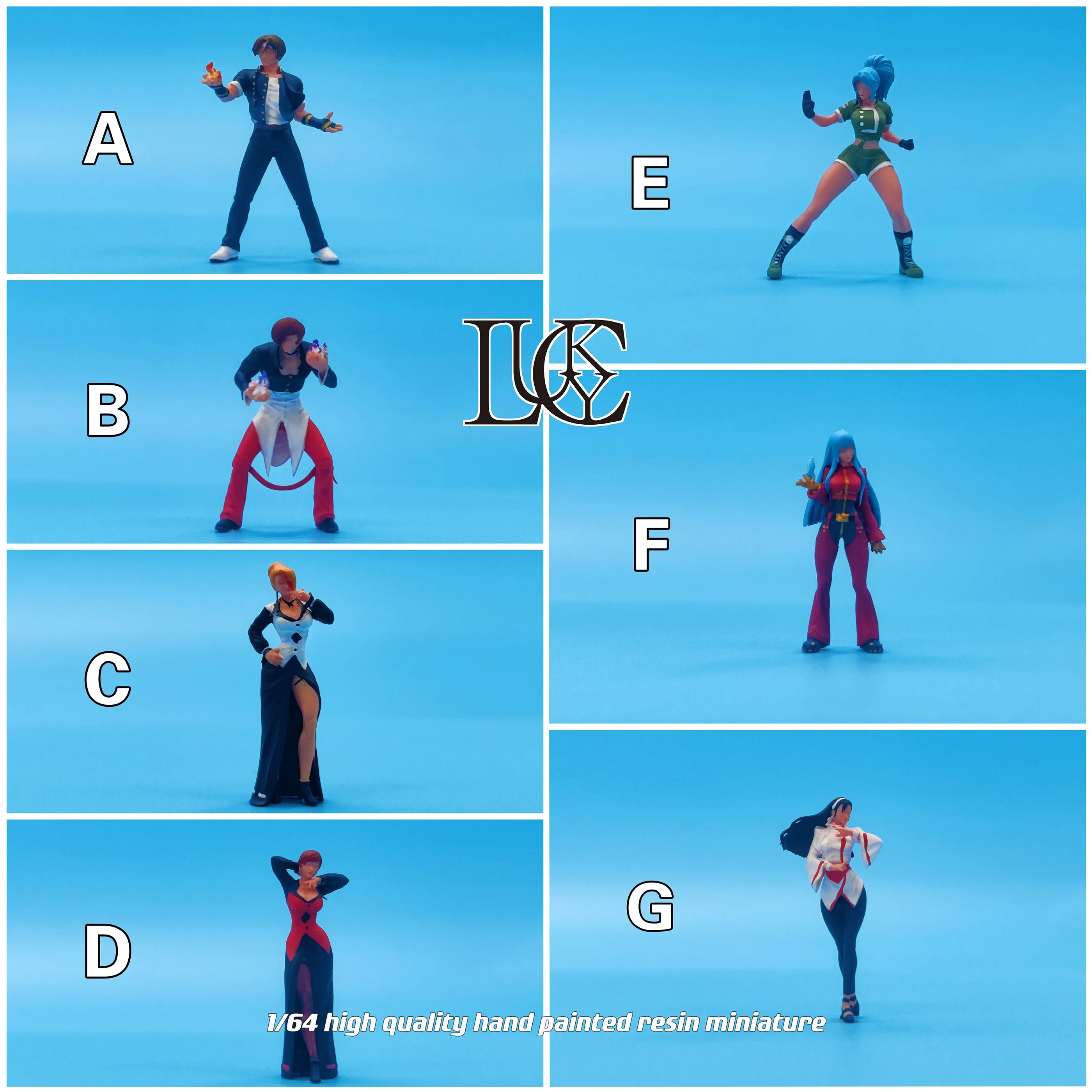 Счастливая студия, масштаб 1/64, фигурки, модель KOF Season 2, коллекция, миниатюрная ручная роспись
Счастливая студия, масштаб 1/64, фигурки, модель KOF Season 2, коллекция, миниатюрная ручная роспись