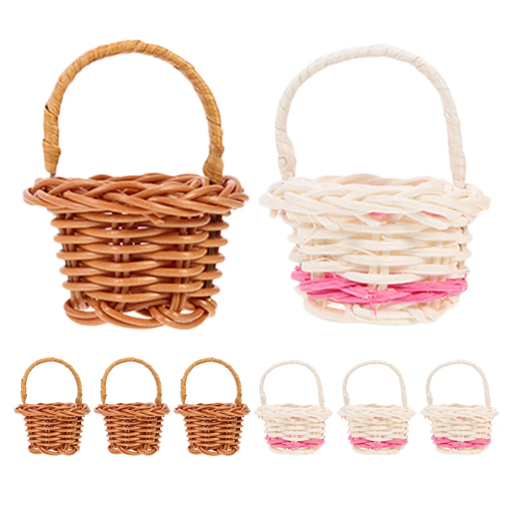 8 Pcs Rattan Mini Baskets Hand-woven Lightweight Storage Decor Small Picnic Crafts Flower Girl Basket Woven Handles Bamboo Tiny
8 Pcs Rattan Mini Baskets Hand-woven Lightweight Storage Decor Small Picnic Crafts Flower Girl Basket Woven Handles Bamboo Tiny