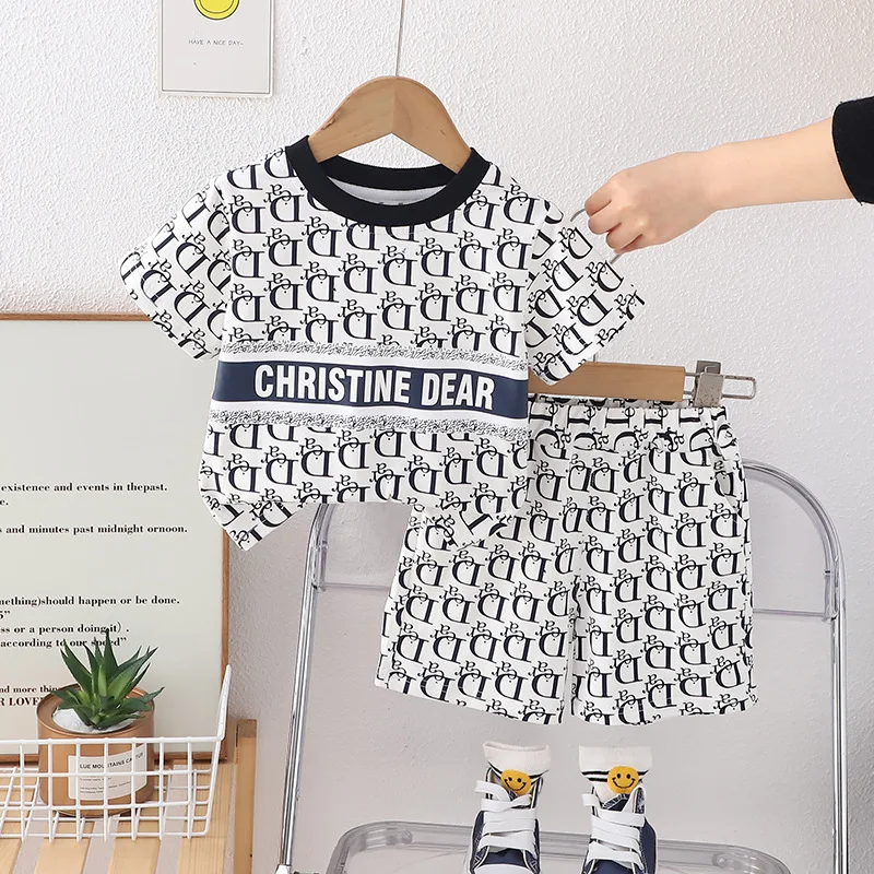 Kids Clothes Children's Sets Boys Girl T-shirt Shorts Summer Cotton Short sleeve Baby Children Clothing Toddler Suit 80-120cm
Kids Clothes Children's Sets Boys Girl T-shirt Shorts Summer Cotton Short sleeve Baby Children Clothing Toddler Suit 80-120cm