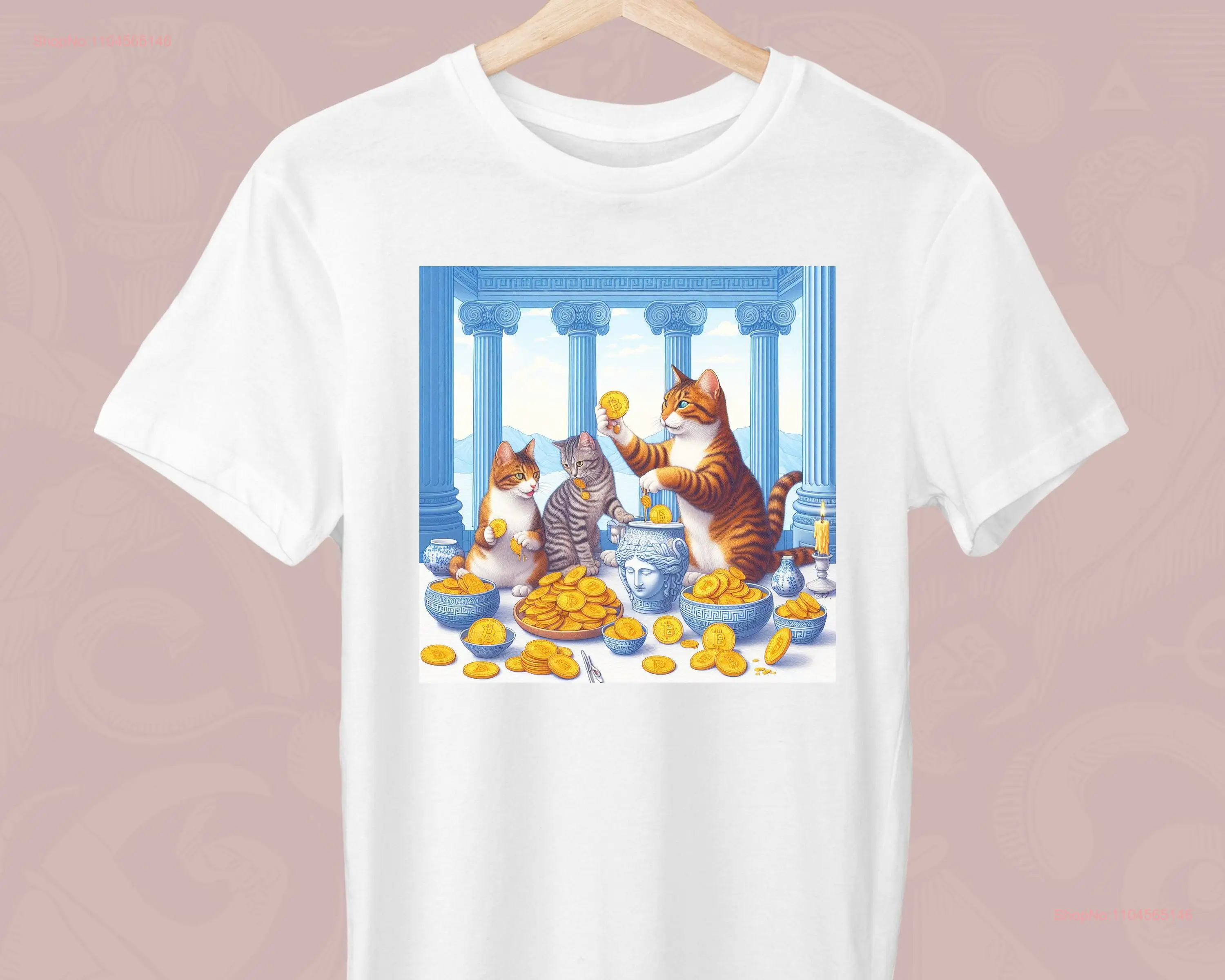 Кошки играют с биткойнами Биткойн Футболка Greek Lover для одежды с длинными или короткими рукавами
Кошки играют с биткойнами Биткойн Футболка Greek Lover для одежды с длинными или короткими рукавами